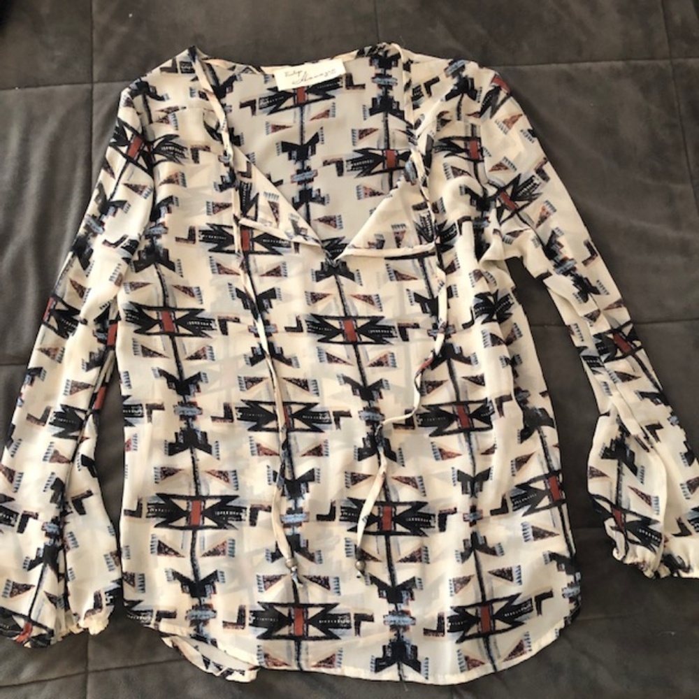 Vintage Havana Aztec Print Top